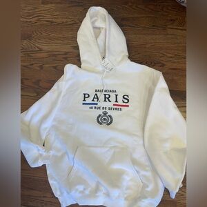 Balenciaga Classic White Hoodie